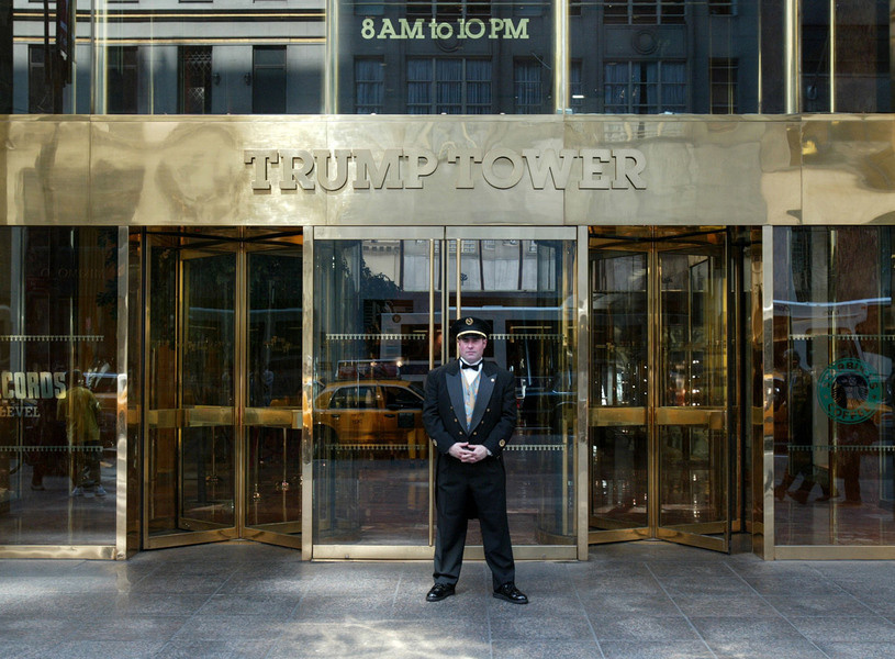Trump Tower on Fifth Avenue in Manhattan.