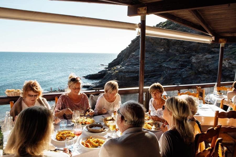 A beachside cafe in Murcia.