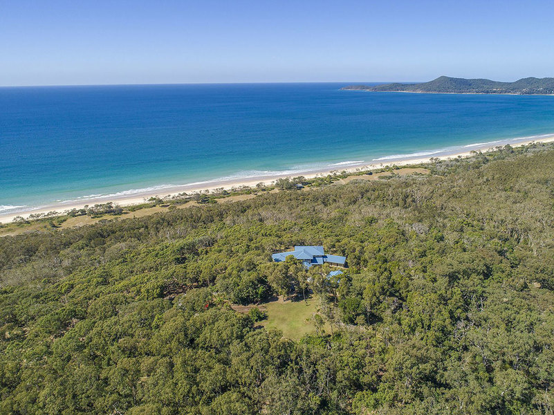 An aerial view of Laguna, a beachfront property sold confidentially in Novemeber.