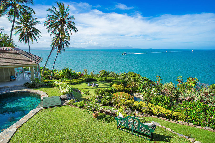 Overlooking the Coral Sea, this Wharf St, Port Douglas home is one of the area’s best properties. It